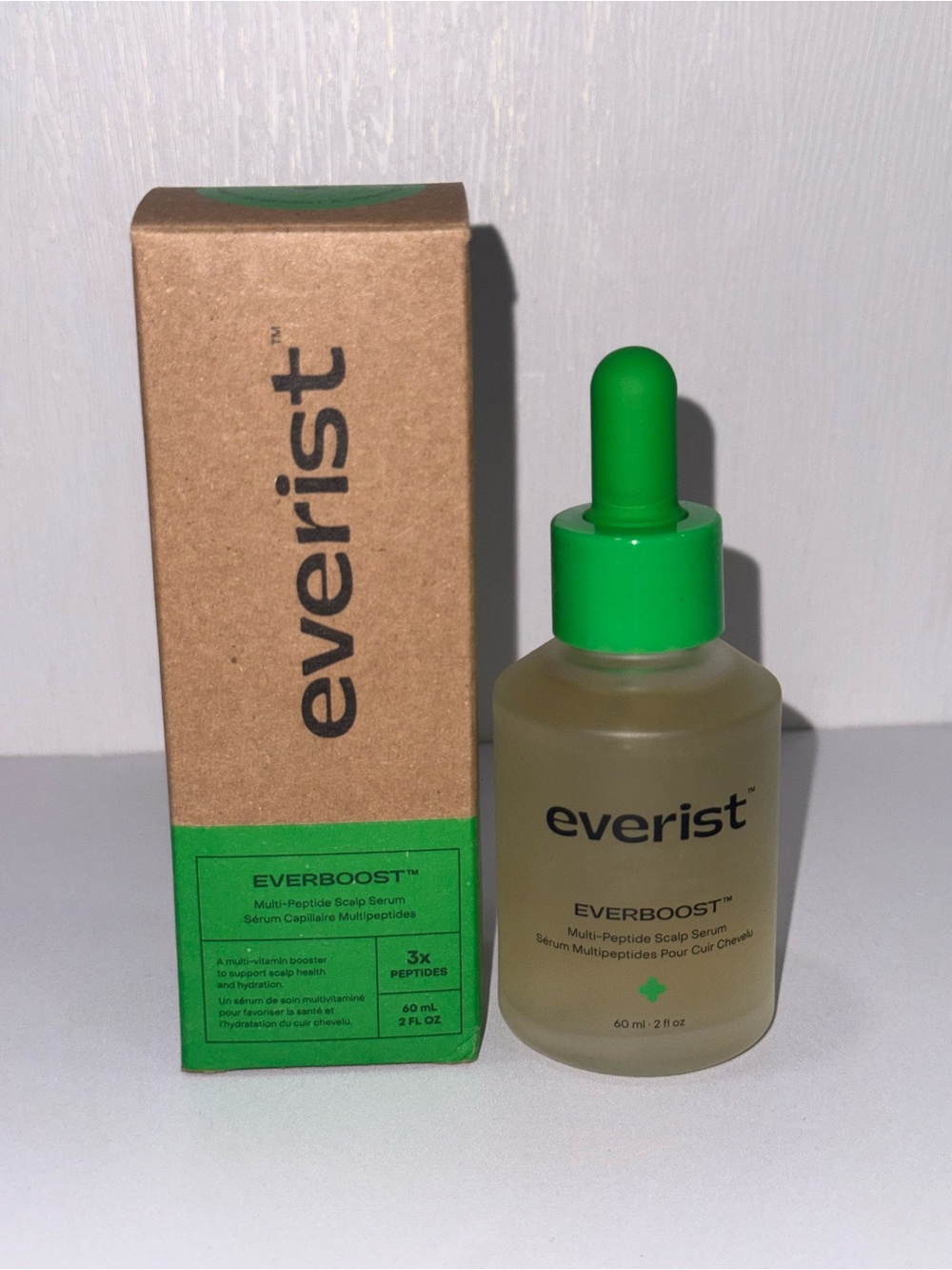 Everist EverBoost MultiPeptide Scalp Serum Peptides, Caffeine & Postbiotics 2fl